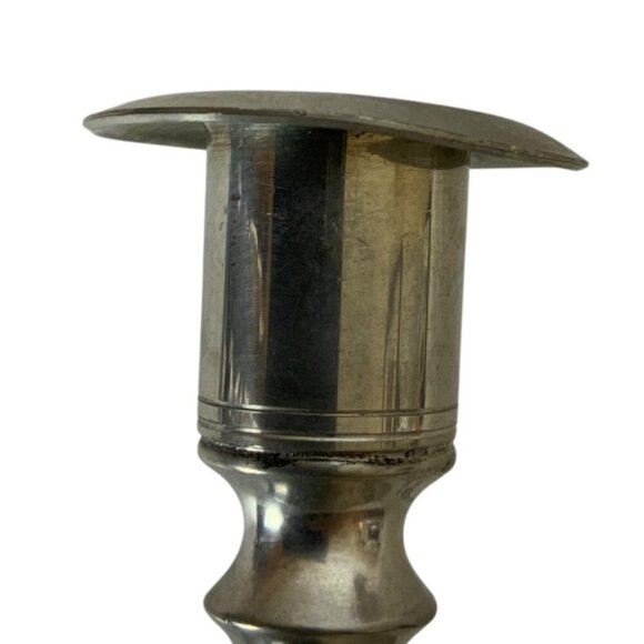 Vintage Stieff Pewter Candlesticks Set of 2 Old Sturbridge Village Candle Holder - Picture 8 of 10